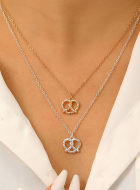 New Alkali Water Knot Necklace Clavicle Chain Temperament
