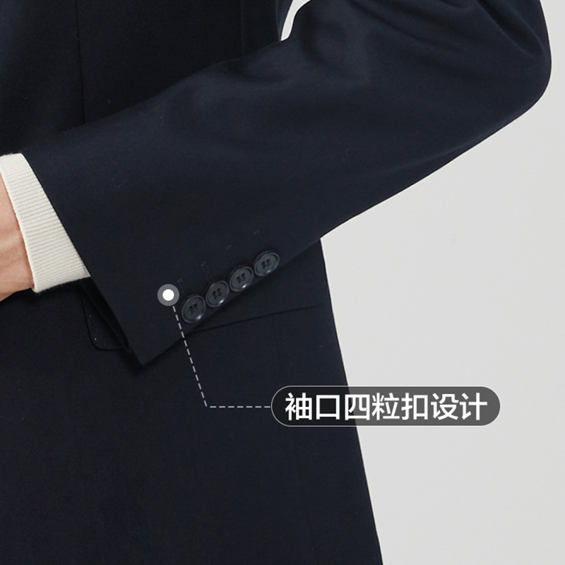 【5S高支】红豆西服男2025年春季商务上班正装易打理男士单西装