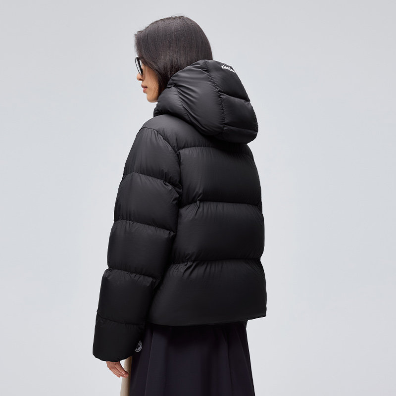 骆驼熊猫系列短款羽绒服冬季女款2025年新款加厚保暖白色羽绒外套,淘宝优惠券,粉丝福利购,淘宝优惠卷