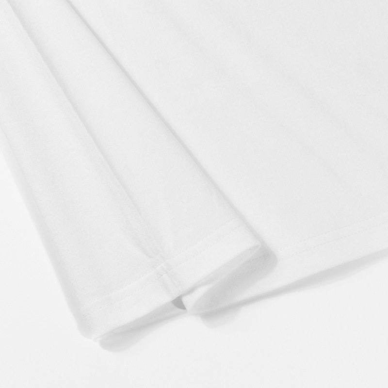 quality tshirt for women man t-shirt男女重磅白色短袖爱心短袖 - 图2