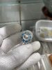 Gemstone 11.9mm Australian White Pearl Ring Heavy Industry S925 Meisong Inlay