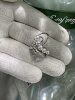 Japanese finished product streamlined gradient 4 5.5mm seawater akoya multi-bead ring 18k natural diamond