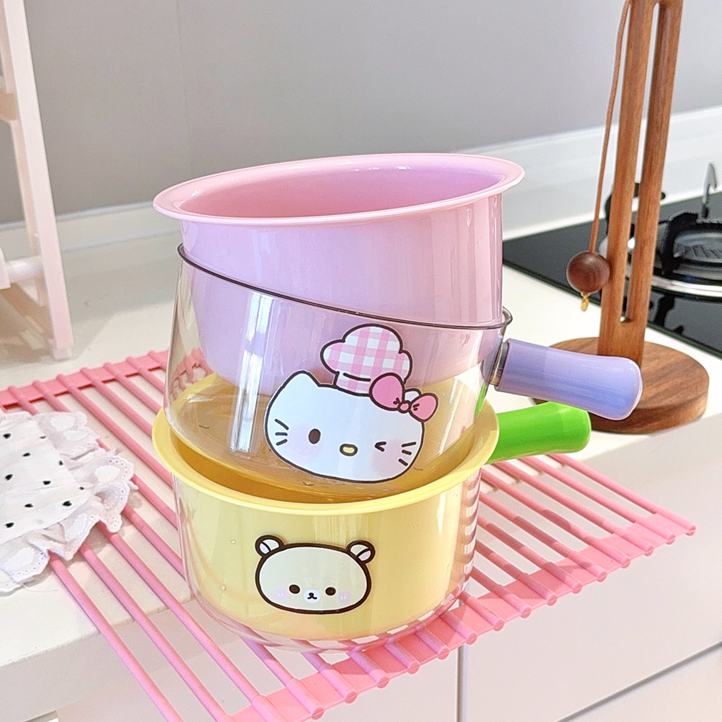 可爱少女心马卡龙色沥水篮带把水舀双层洗菜篮家用洗水果蔬菜塑料,淘宝优惠券,粉丝福利购,淘宝优惠卷