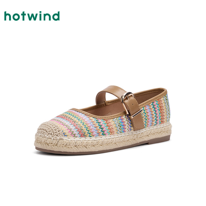 热风平底渔夫鞋女鞋2025年夏季新款女士时尚休闲鞋舒适浅口单鞋,淘宝优惠券,粉丝福利购,淘宝优惠卷