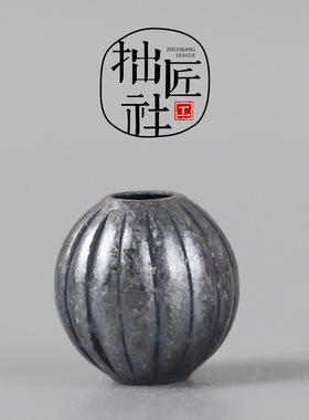 复古925银南瓜珠 手串项链隔珠弟子珠 手作diy配饰配珠
