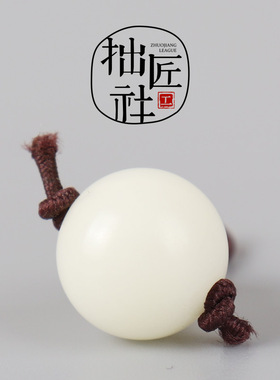 复古白菩提根圆佛头 文玩三通配饰 手串手链分体式佛头三通