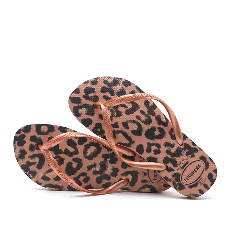 Havaianas哈唯纳正品防滑夹脚拖女款夏海边外穿哈瓦那豹纹人字拖,淘宝优惠券,粉丝福利购,淘宝优惠卷