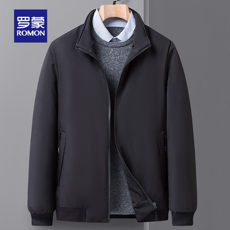 Romon 罗蒙 男式夹克立领羽绒服 天猫优惠券折后￥199包邮（￥899-700）连帽羽绒服等14款可选