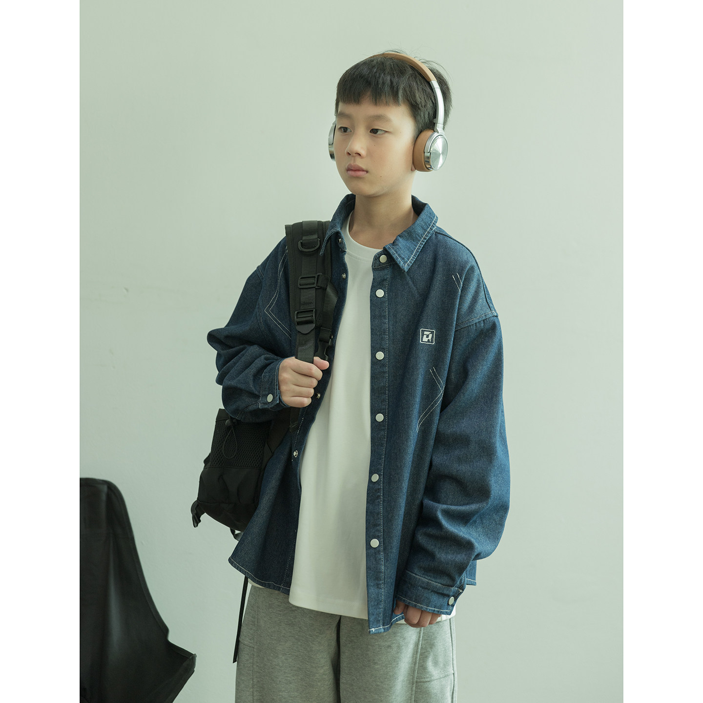 男孩加绒软糯牛仔外套2025冬季新款保暖开衫日系中大童加厚开衫潮,淘宝优惠券,粉丝福利购,淘宝优惠卷