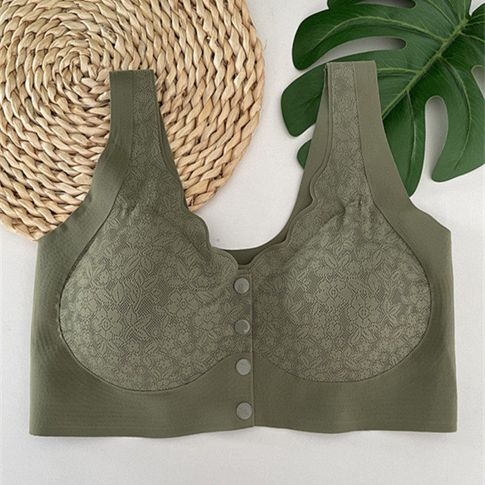 中老年妈妈前扣内衣聚拢美背文胸2024新款胸罩无钢圈背心前开扣,淘宝优惠券,粉丝福利购,淘宝优惠卷