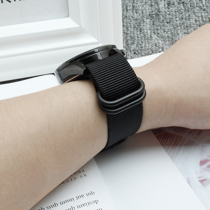 户外防水尼龙手表带沛纳海帆布表带 tkn配件