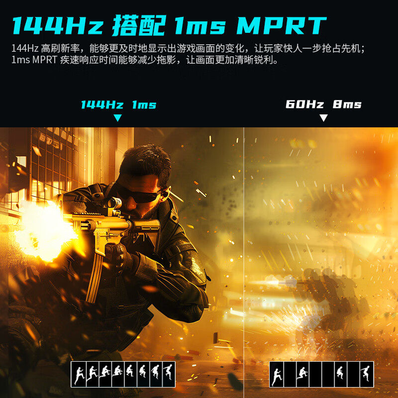 泰坦军团带鱼屏40英寸准4K144Hz显示器IPS屏幕34电脑游戏32炒股