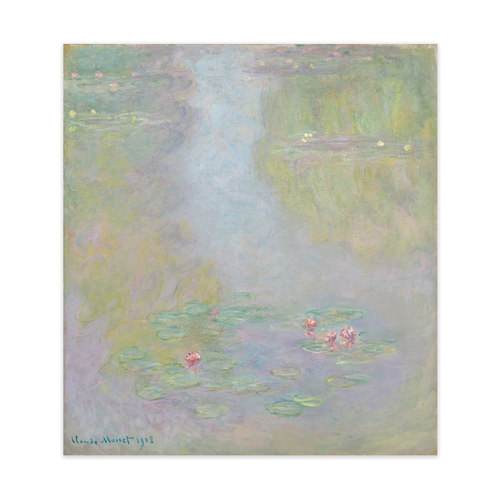 liveart莫奈monet睡莲 Water Lilies 艺术大师复古原版装饰画 - 图0