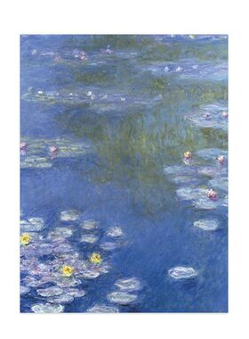 莫奈monet睡莲名画装饰画