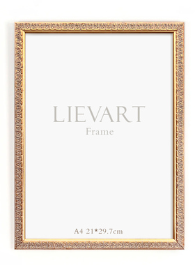 liveart进口美国金色相框