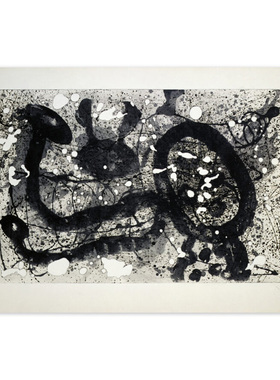 进口法国Maeght玛格画廊MIRO Joan胡安米罗限量石版画装饰画海报