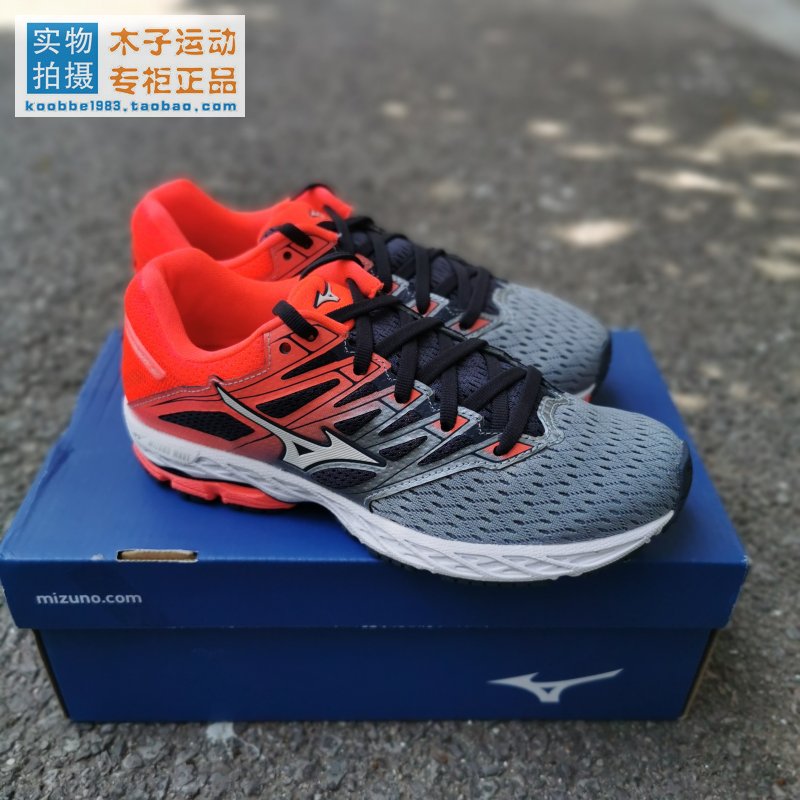 美津浓/Mizuno Wave轻便透气渐变女子跑鞋运动鞋 J1GD183002-图2