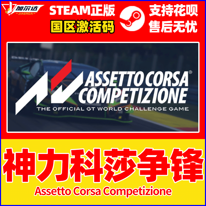 Steam正版 中文PC游戏acc神力科莎:争锋 竞速 Assetto Corsa Competizione 挑战者扩展包 国区激活码cdkey - 图2