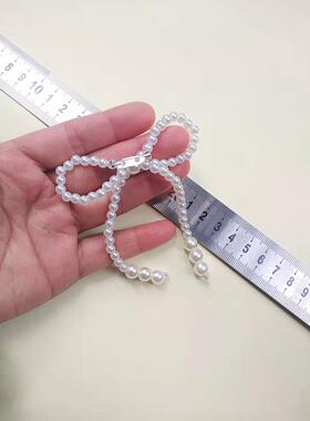 珍珠礼服挂饰甜美风蝴蝶结胸针