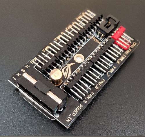 主板4Pin/针PWM集线器FAN HUB电脑温控调速板 机箱四线风扇控制器 - 图0