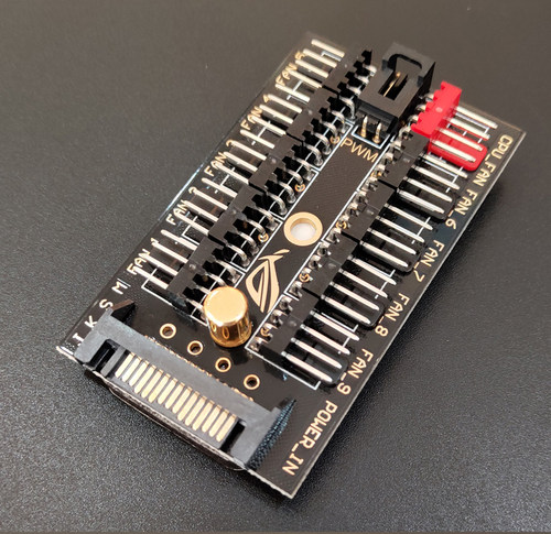 主板4Pin/针PWM集线器FAN HUB电脑温控调速板 机箱四线风扇控制器 - 图1