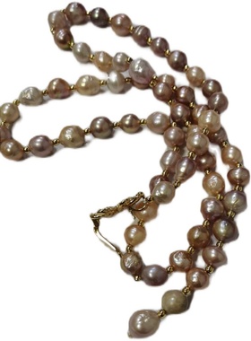 [孤品不退不换   介意慎拍]   短款巴洛克珍珠毛衣链