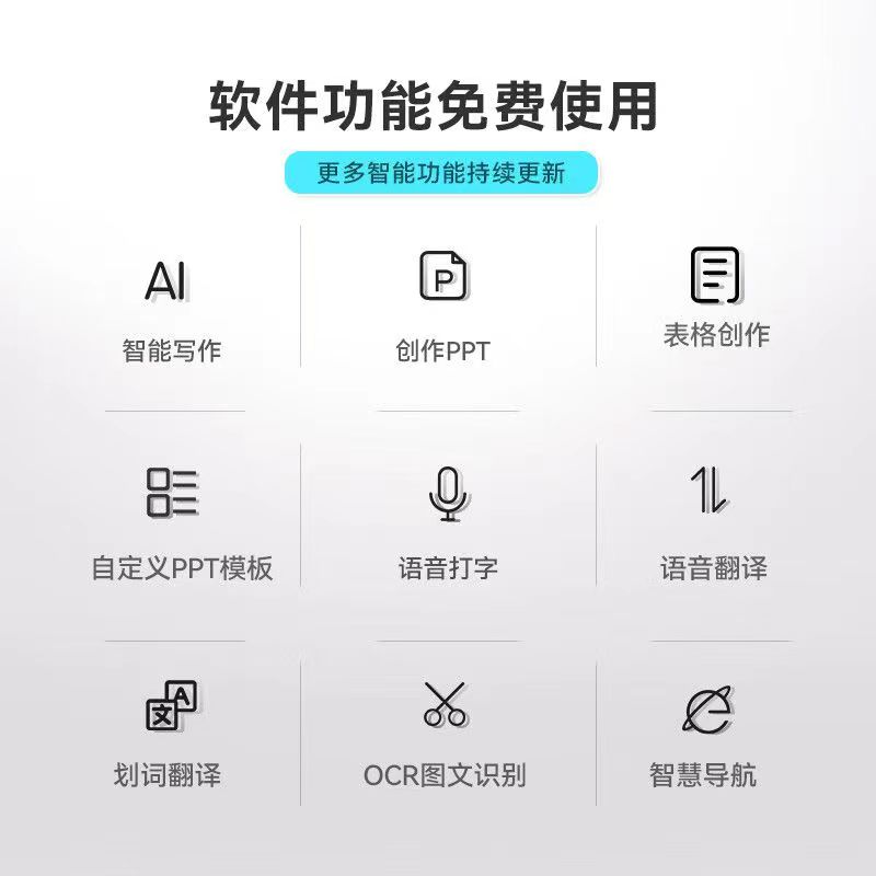 AI智能语音鼠标办公家用智能翻译作图写作PPT双模无线蓝牙可充电 - 图3