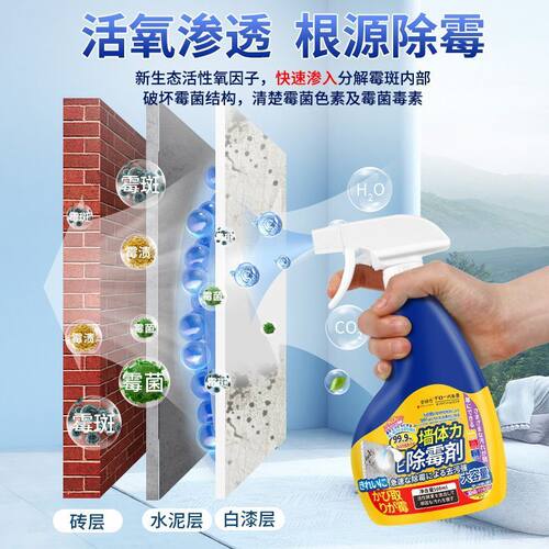 家用除霉清洁剂墙体房间墙壁墙面发霉去霉斑霉菌点防霉清除神器 - 图2