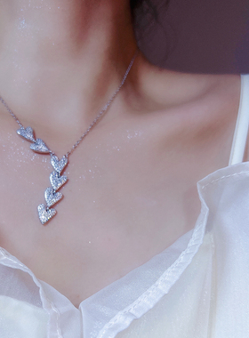 爱心甜美气质高级感精致项链