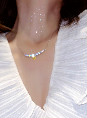 质感简约气质女神锁骨链精致项链