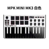 Akai Mpk Mini Mk3 Портативная Midi -клавиатура 25 -Клеи вкладка Синтетизатор удара контроллер подушки