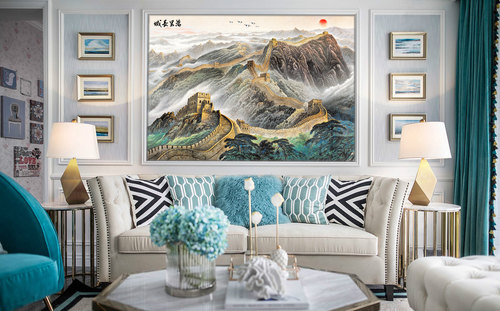 拼图框定制2000片3000片4000片500片1000片异形相框底托盘装饰画 - 图2