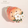 High-end enamel craft proposal jewelry strawberry ring box