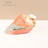 High-end enamel craft proposal jewelry strawberry ring box