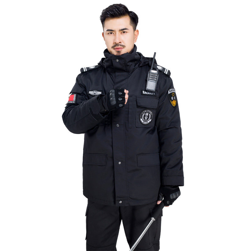 保安冬季服装作训工作服加厚棉服 卓怡裳工装制服