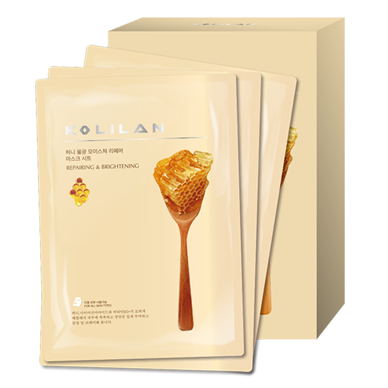 韩国蔻莉兰kolilan蜂蜜修护面膜 天美联盟贴片面膜