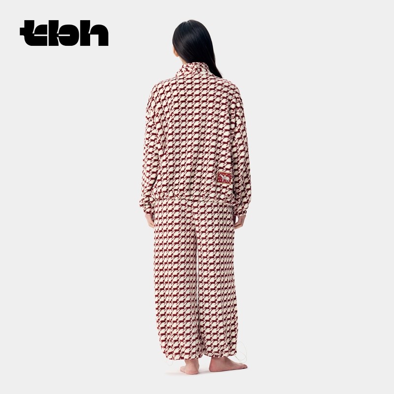 tbh野兽派家居雨琦同款马年限定法兰绒家居服套装可外穿情侣睡衣,淘宝优惠券,粉丝福利购,淘宝优惠卷