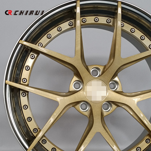 适配18/19/20/21寸宝马i3i4i8奔驰S级E级C级两片式RAYS轮毂锻造 - 图2