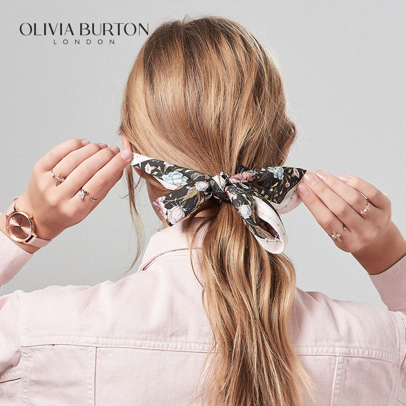 【限时特价】OliviaBurton丝巾手表女款套装小众轻奢女表士石英表,淘宝优惠券,粉丝福利购,淘宝优惠卷