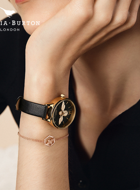 oliviaburton手链简约玫瑰金