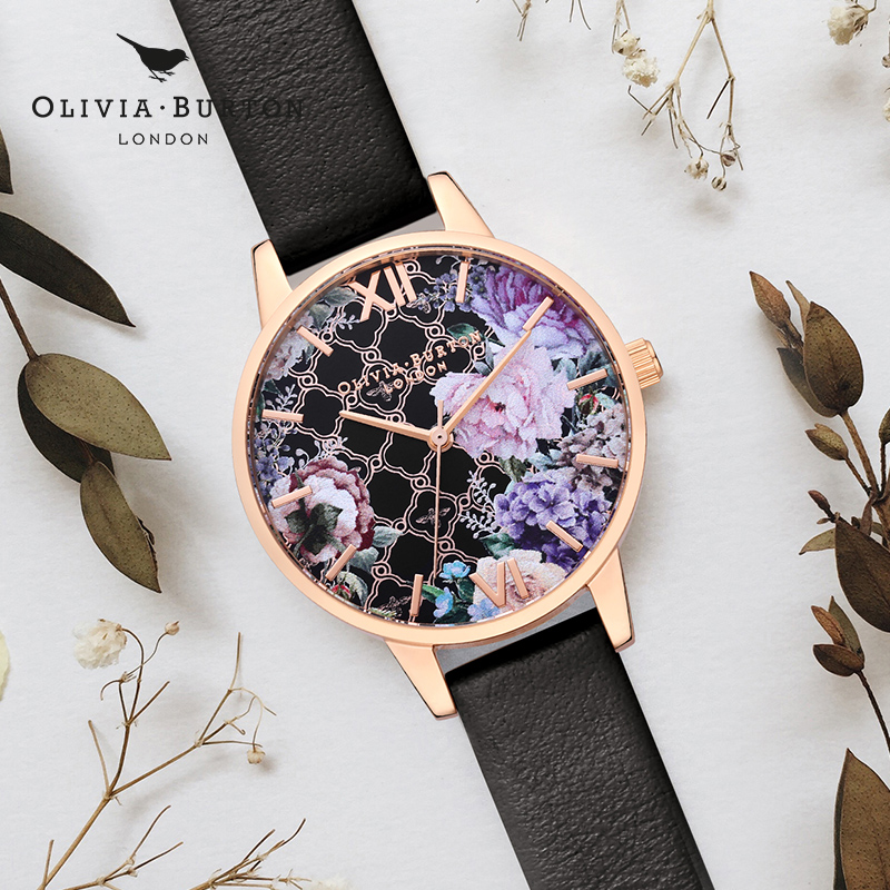 【换新特价】OliviaBurton花卉系列手表女 小众轻奢礼物女表腕表 - 图0