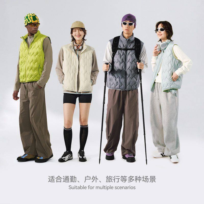 蒲公英轻量化90绒白鸭绒立领马甲2025冬季保暖羽绒服背心外套男女,淘宝优惠券,粉丝福利购,淘宝优惠卷