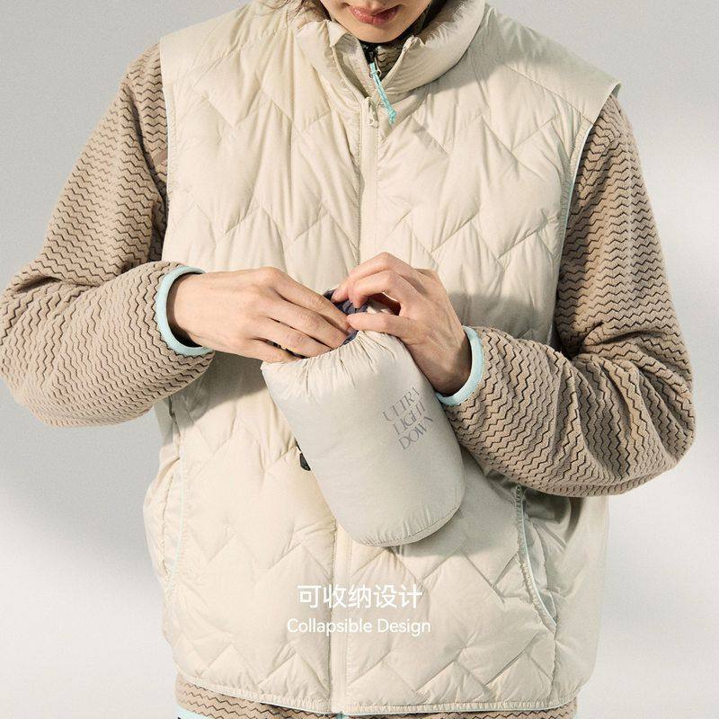 蒲公英轻量化90绒白鸭绒立领马甲2025冬季保暖羽绒服背心外套男女,淘宝优惠券,粉丝福利购,淘宝优惠卷
