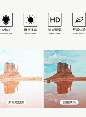 JIGOTT方形近视磁吸偏光套镜8101