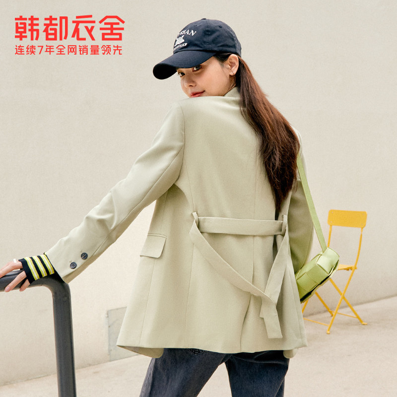 韩都衣舍outlets2021秋装新款韩版 韩都衣舍outlets店西装
