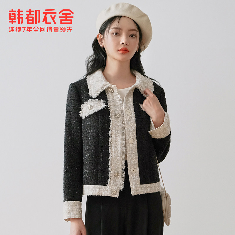 韩都衣舍outlets秋装新款短外套 韩都衣舍outlets店短外套