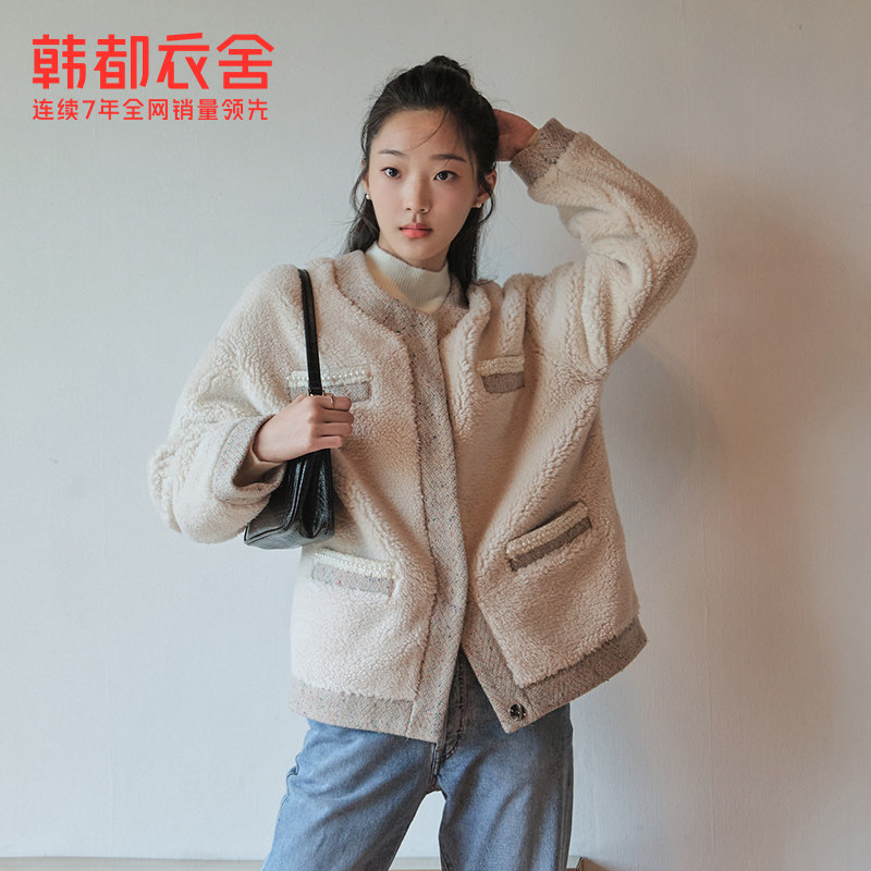 韩都衣舍outlets秋新款女宽松显瘦 韩都衣舍outlets店短外套