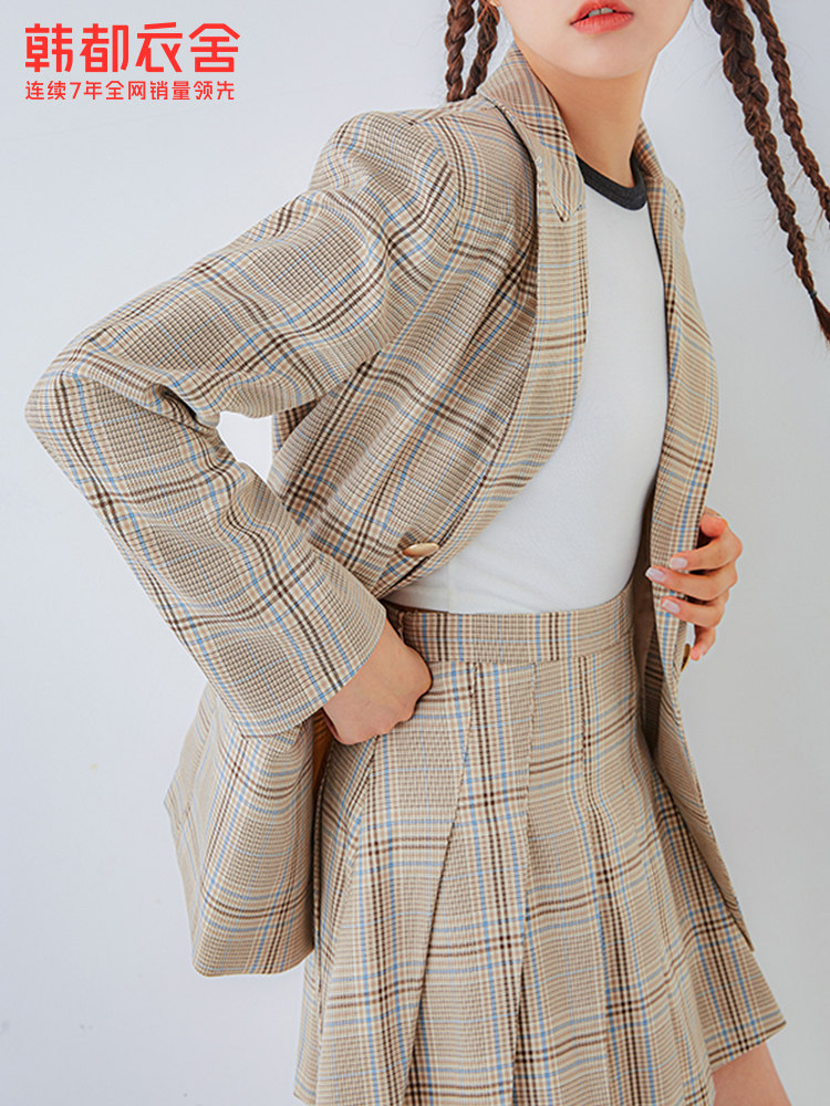 韩都衣舍outlets秋装新款小个子女 韩都衣舍outlets店时尚套装