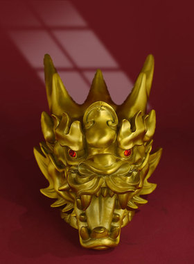 黄铜龙头摆件圆明园十二生肖兽首大号家居店铺办公室装饰工艺品