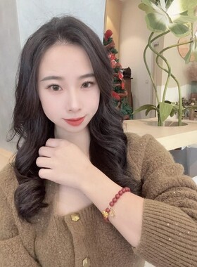 2026马年本命年手链天然朱砂手串男女生肖马红色转运珠新年礼物